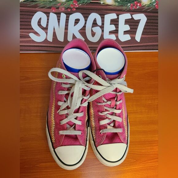 Kids Size 6.5 - Converse Chuck Taylor All Star Eva Lift High Tops embroidered - Picture 1 of 9